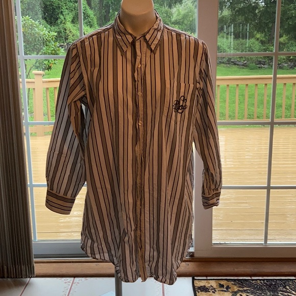 Ralph Lauren Button Down Sleep Dress - Picture 1 of 4